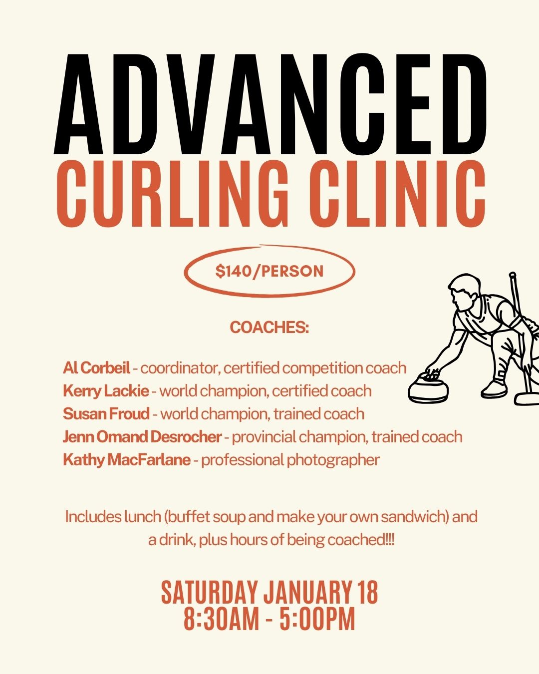 Alliston Curling Club - Advanced Curling Skills Clinic-Club Special Event